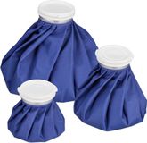 Merkloos Relaxdays ijszak - set van 3 hot cold packs - lekvrij - herbruikbaar - elastisch - warmwaterkruik - blauw