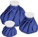Merkloos Relaxdays ijszak - set van 3 hot cold packs - lekvrij - herbruikbaar - elastisch - warmwaterkruik - blauw