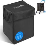 SereneLife Winkelwagenliner - Afneembare - Water- en Scheurbestendig - 32 × 39 × 50 cm Oxford Stof - Geschikt voor Boodschappen, Wasgoed en Bagage