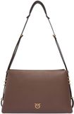 Pinko Schoudertas Triplet Marrone Castano - Antique Gold