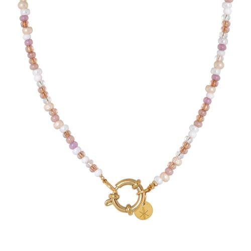 Label Kiki gold plated ketting Rosé All Day