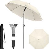 Happiq Ronde Parasol - Beige - Diameter 135cm