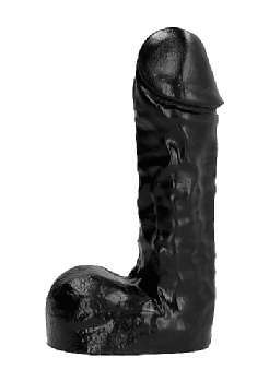 All Black Dildo 19 cm (3