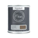 Fleur Designer's Paint Fleur Eggshell Emaille, Zijdemat, Hoge Weerstand, Voor Meubels en Grote Oppervlakken - 0,75 L - F17 Chocolate Wish