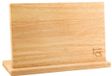 ALSATIA Bloc à couteaux, bois de caoutchouc, 37,5 x 12 x 23,5 cm