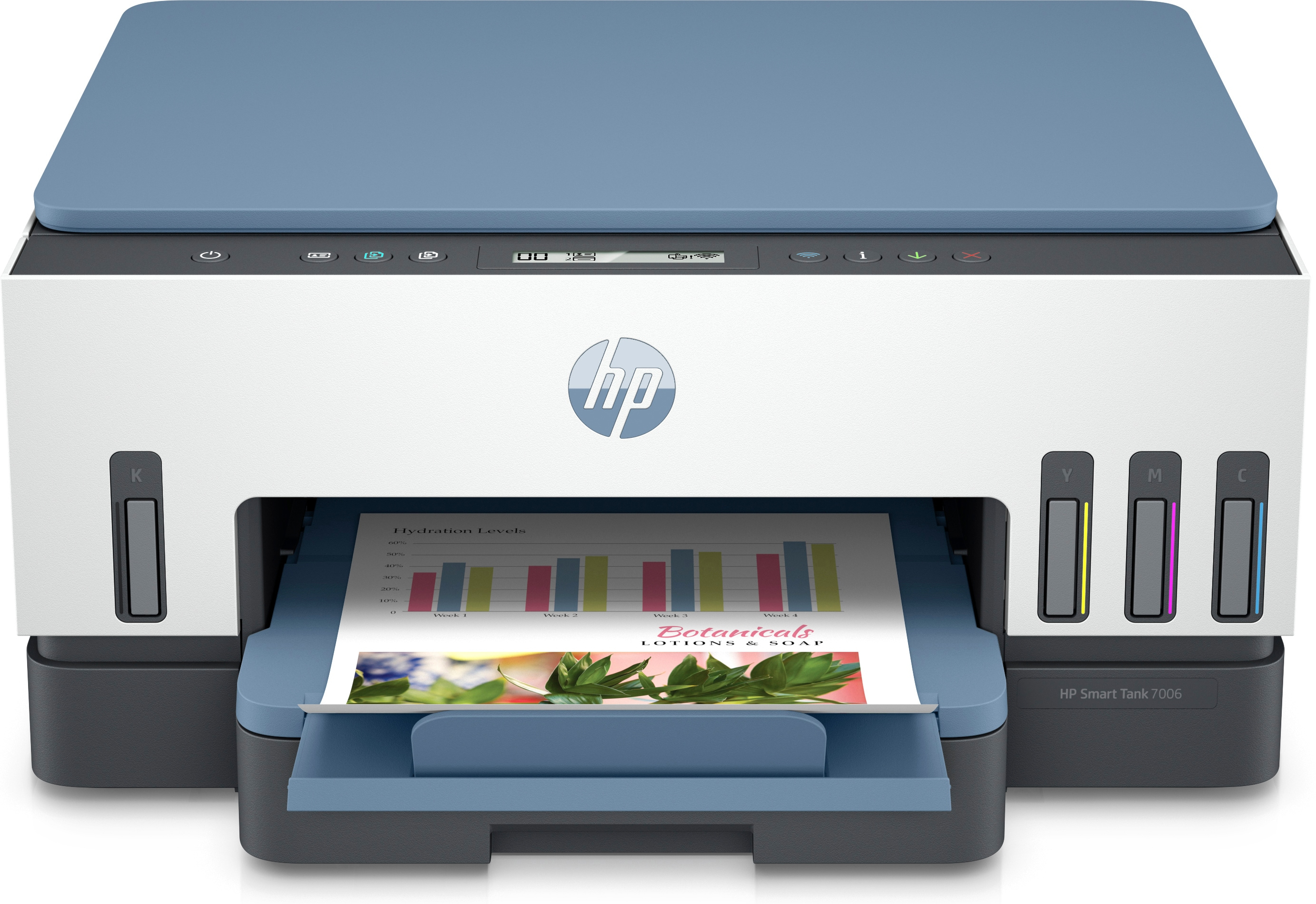 HP HP Smart Tank 7006 All-in-One, Kleur, Printer voor Printen, scannen, kopi&#235;ren, draadloos, Scans naar pdf