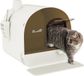 PawHut Kattenbak - PP - 43x44x47cm - Wit