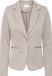 ICHI IHKATE JACQUARD BL4 Dames Blazer Fungi/Almond Milk Herringbone M