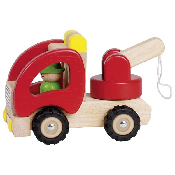 Goki 55965 - Speelgoedvoertuig - Zwart, Geel, Hout, Rood - Vanaf 2 Jaar