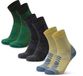 DANISH ENDURANCE Wandelsokken - Lichte Merino Wol Sokken met Blaarbescherming - Unisex - 3 Paar - Maat 35-38