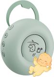 MMOBIEL White Noise Machine voor Baby’s – 20 Rustgevende Geluiden, Huilsensor, Timer, USB-C Oplaadbaar – Draagbare Slaaphulp met Slaapliedjes, Natuurgeluiden & White/Pink/Brown Noises – Groen