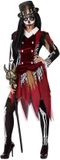 ATOSA Rode voodoo heks outfit voor dames - M/L