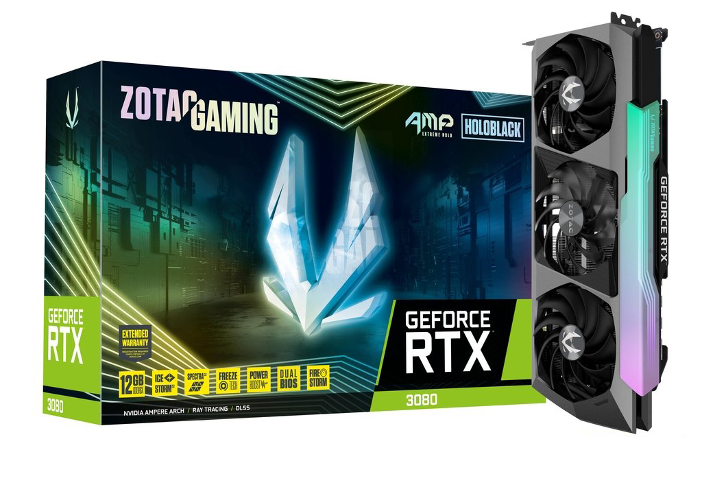 Zotac GAMING GeForce RTX 3080 AMP Extreme Holo LHR 12GB
