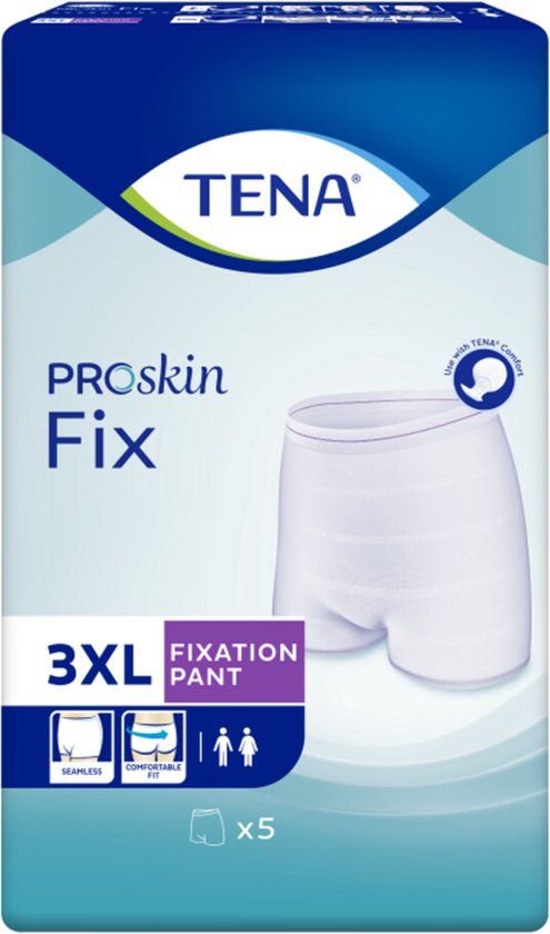 TENA ProSkin Fix Premium Fixatiebroekje XXXL - Extra bescherming - Unisex - 5 stuks