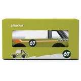 Candylab Toys Candycar Toons - Sand kat pickup - houten voertuig - 3+