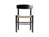 Fredericia Furniture Chaise J39 Chêne noirci-tressé naturel