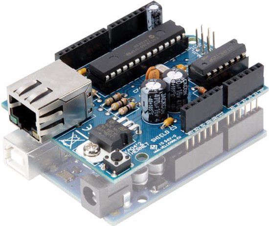 Whadda Shield Ethernet Arduino WPK04 - Blauw/Zwart