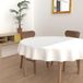 Soleil d'Ocre Alix Tafelkleed, Polyester, Wit, doorsnede 300 cm
