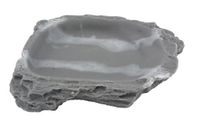 Lucky Reptile WDG-10 Turtle Dish, waternap of voederbak voor schildpadden, Granit, ca. 14x12x2 cm