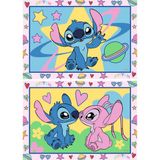 Ravensburger CreArt, Malen nach Zahlen Junior - Disney Stitch & Angel