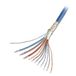 Lindy 37244 câble coaxial 100 m Bleu