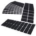 Adsamm® 200 x Zelfklevende Viltglijders Zwart 20x40 mm Rechthoekig