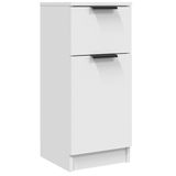 VidaXL Dressoir 30x30x70 cm bewerkt hout wit