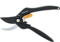 Merkloos / Sans marque SingleStep Pruning Shears for Young Branches and Twigs Non-Stick Coating High-Quality Steel Blades Length 20 cm Black Orange P26 1000567