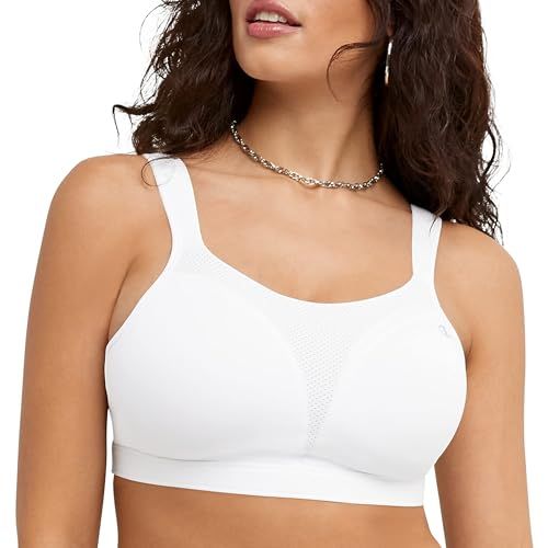 Champion Spot Comfort Full Support Bra - Women - White - 85D