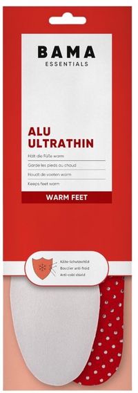 Bama Alu Ultrathin - Extra dunne en warme inlegzool voor een aangenaam warm gevoel - 40/41