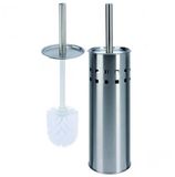 Merkloos RVS toiletborstel houder 39 cm