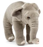 Uni-Toys Olifant, staand - 24 cm (lengte) - pluche dier, knuffeldier