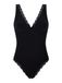 SCHIESSER Body ' Unique Cotton ' zwart