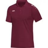Jako Classico Polo Kinderen Bordeaux Maat 164