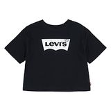 Levi's® Kids T-shirt High Rise Batwing Zwart 4 Ans Fille