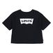 Levi's® Kids T-shirt High Rise Batwing Zwart 4 Ans Fille