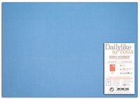 Dagelijks Dailylike LKF139U Plain Katoen Blauw Kleefstofvel 30 x 21,5 x 0,1 cm