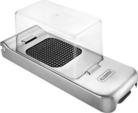 Alligator groente-en uienhakker INOX - Met opvangbak en verschillende accessoires