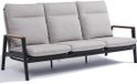 AVH-Collectie Alzano 3-zitsbank zand rope aluminium antraciet