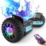 Hoverboard, Hummer Hoverboard, 8,5 inch, met Bluetooth en LED-licht, krachtige motor, geschikt voor volwassenen en kinderen