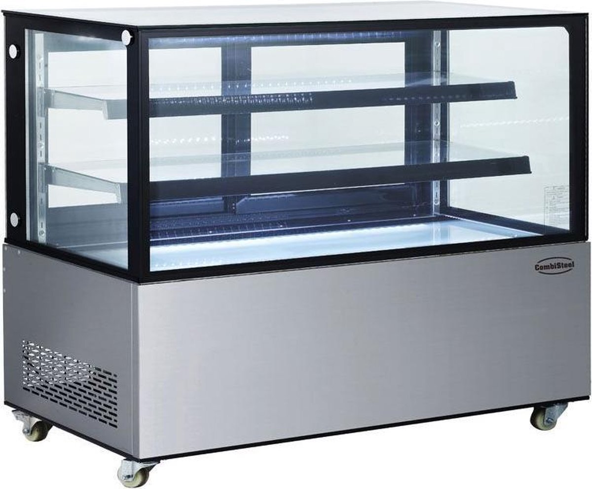 - Professionele Koelvitrine | 470 liter| | 7487.0025 | Horeca grijs