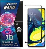 Crong - 7D Nano Flexible Glass - Volle Deckung Hybrid Displayschutzfolie 9H Samsung Galaxy A80 / A90