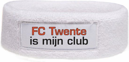 FC Twente Sport Hoofdband - Wit - Unisex - Volwassenen