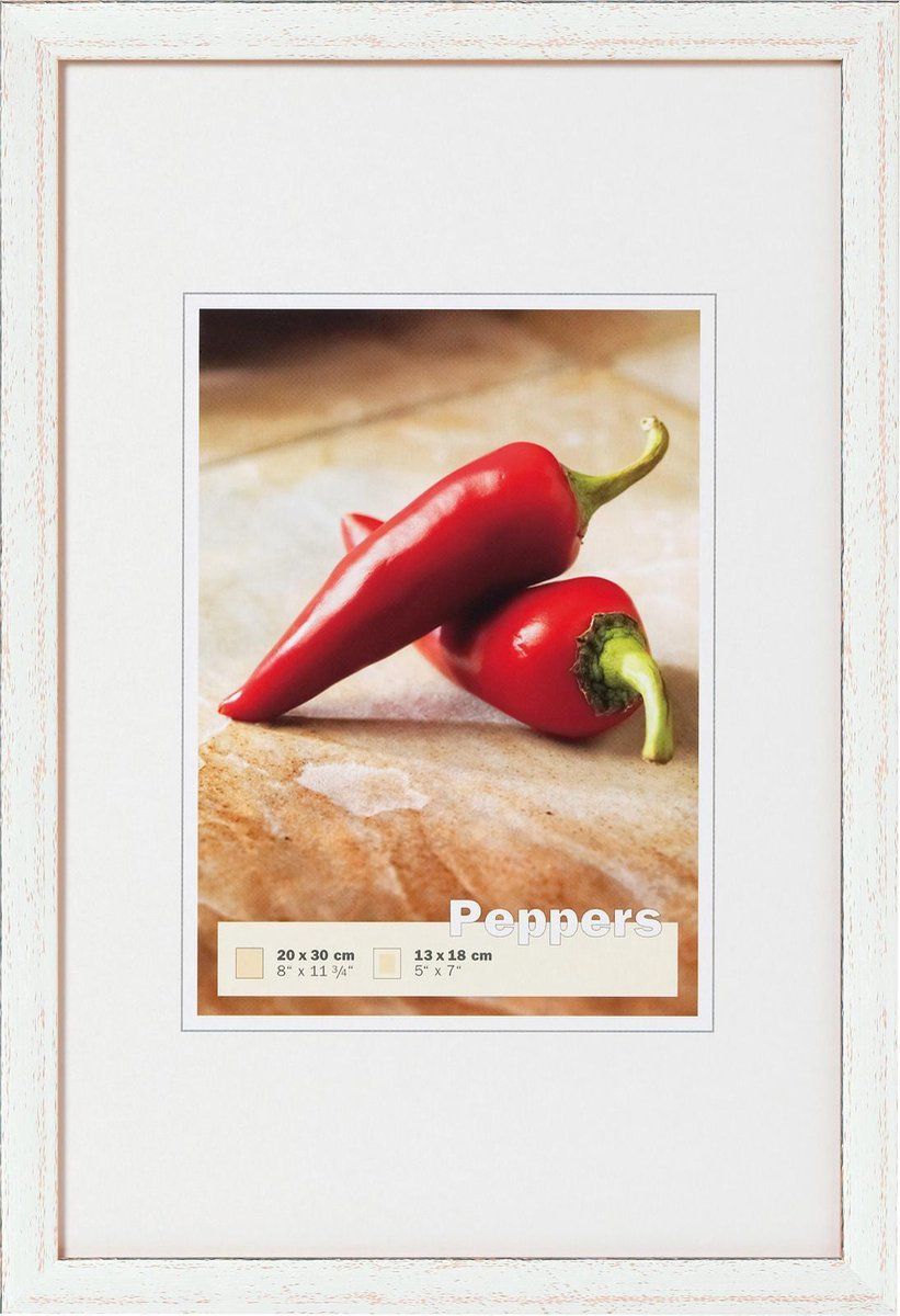 Walther Peppers Fotolijst - Fotoformaat 18x24 cm - Zilver