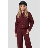 Me & My Monkey veste en jean - rouge foncé