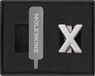 Moleskine Pin voor Notebook of Planner Letter X, Letter Pin, Pas de Elastische Sluiting aan, Speciaal Aangepast Gift, Kleur Zilver
