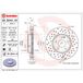 BREMBO Disque de frein (09.B344.4X)