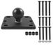 RAM Mounts RAM-B-345U montagekit Zwart Aluminium, Rubber