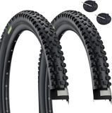 2 banden 29 x 2,25 (57-622) + binnenbanden MTB-banden van 29 inch voor mountainbike met lekbescherming, ideaal voor offroad-routes