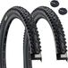 2 banden 29 x 2,25 (57-622) + binnenbanden MTB-banden van 29 inch voor mountainbike met lekbescherming, ideaal voor offroad-routes